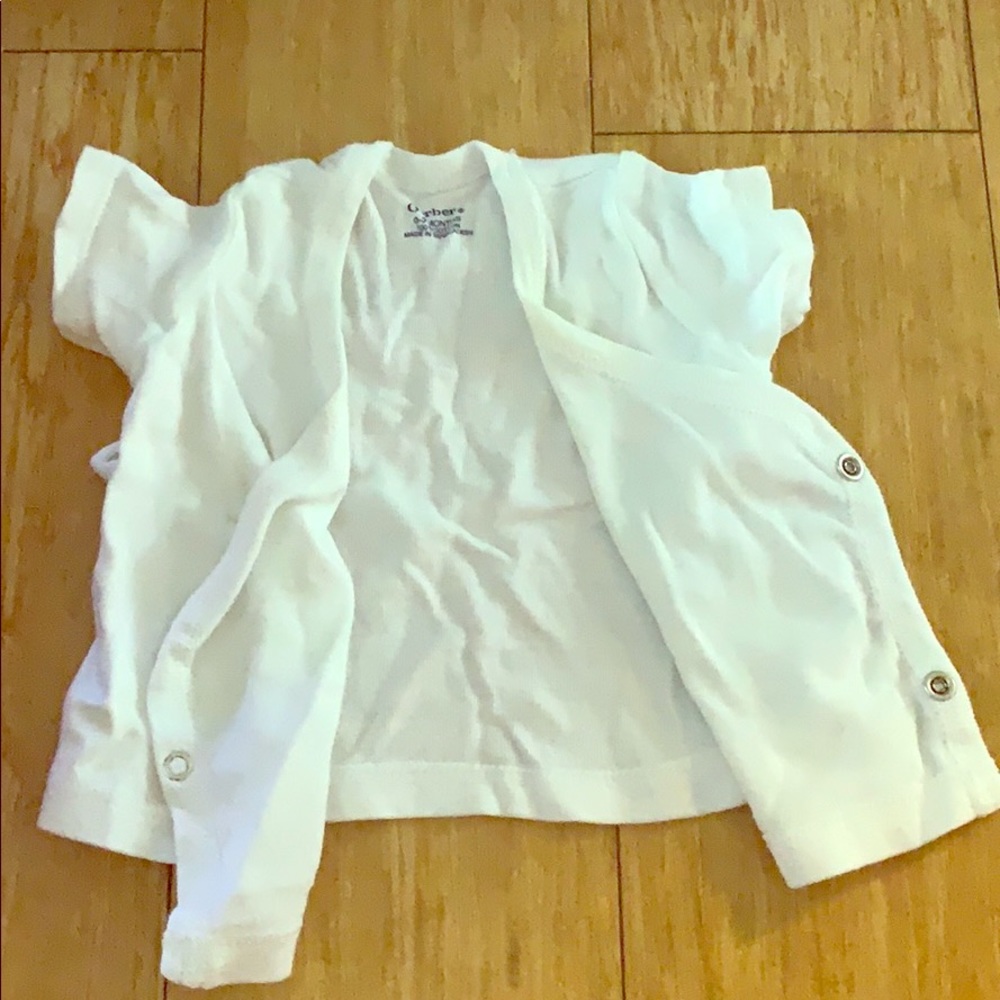 Whit me button top 0-3month Gerber